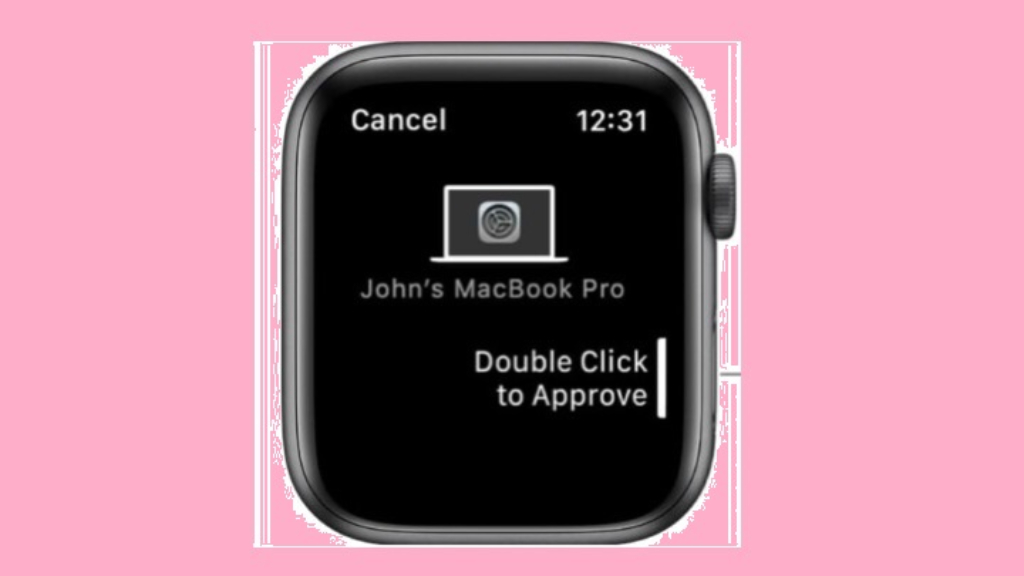 Apple watch: Log in your Mac